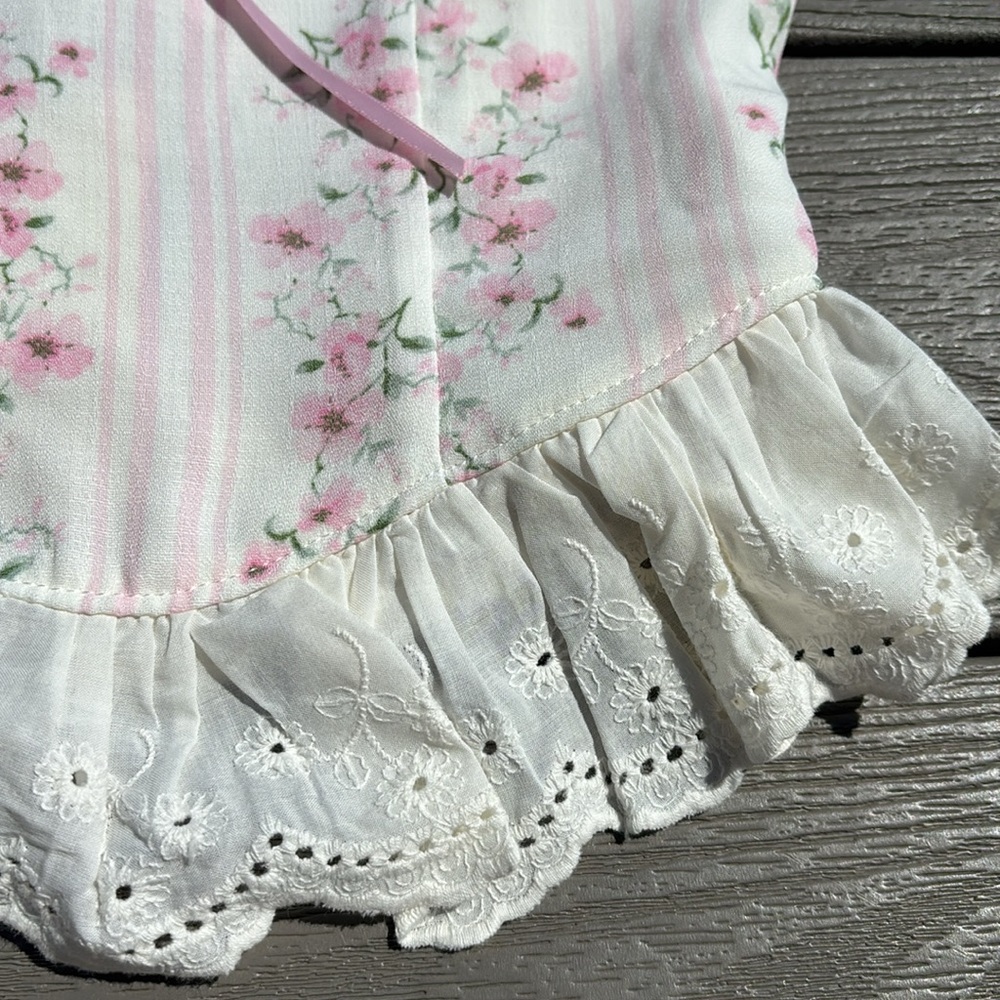 SOLD: Coquette Pink Bow Tank Top - Picture 4 of 13